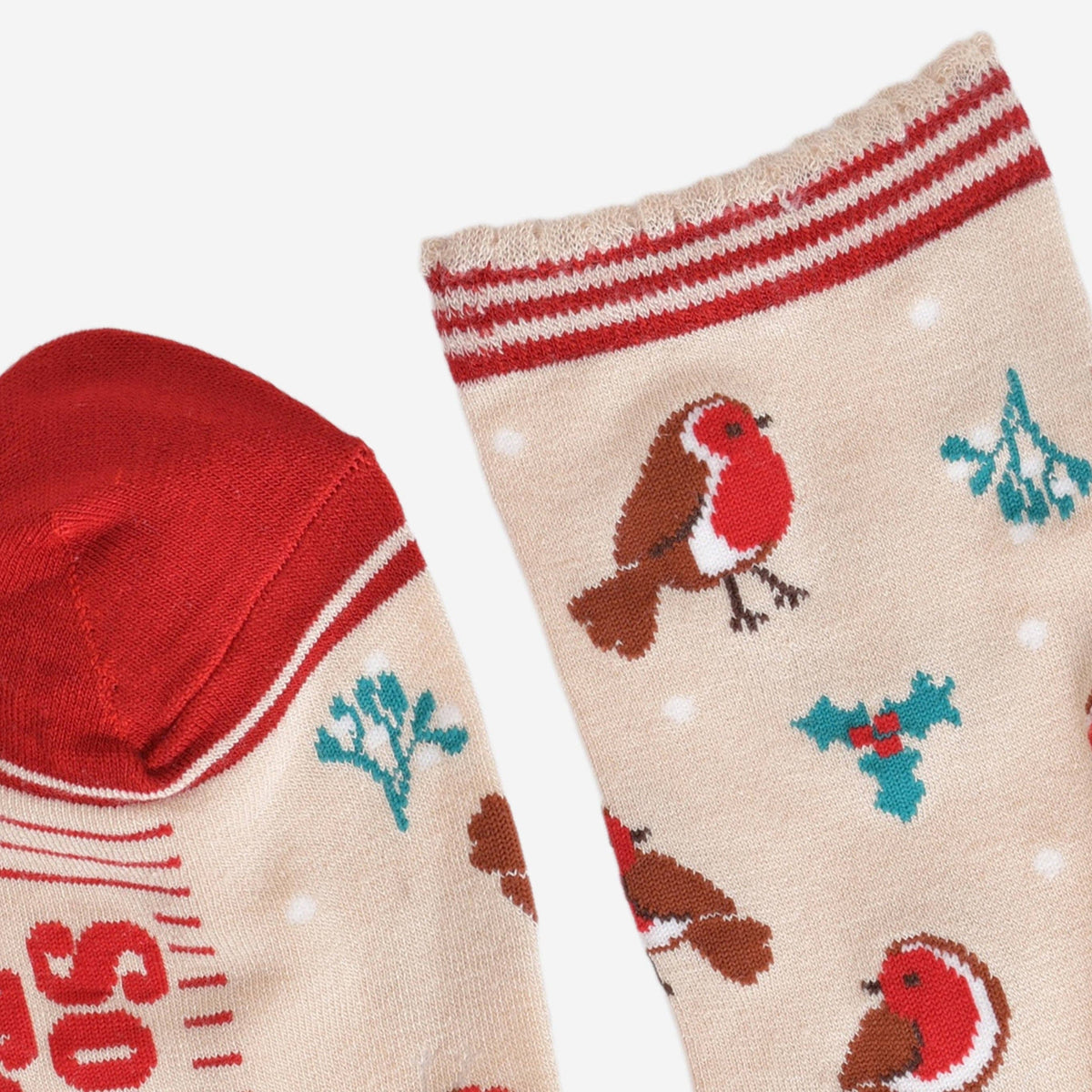 Festive Robin Bamboo Socks