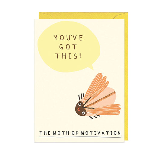 Moth Of Motivation Card