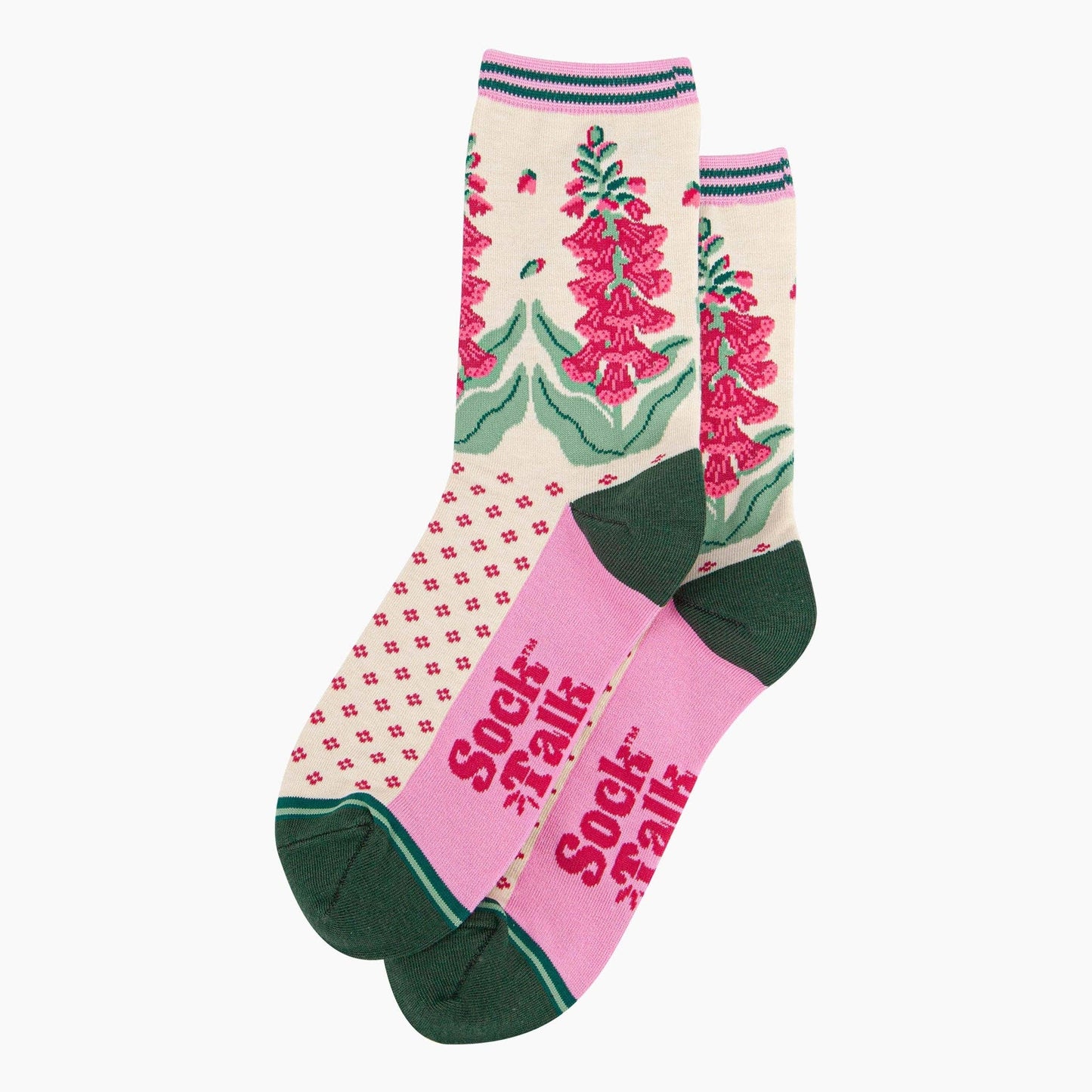 Foxglove Flower Bamboo Socks