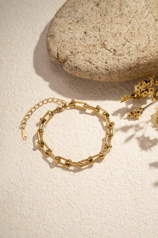 Gold Link Bracelet