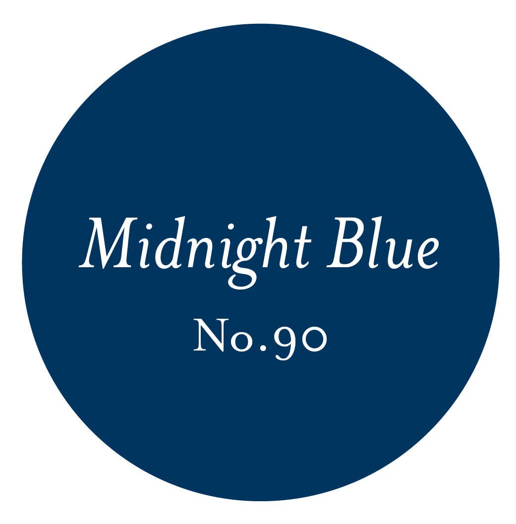 British Colour Standard Eco Dinner Candle in Midnight Blue