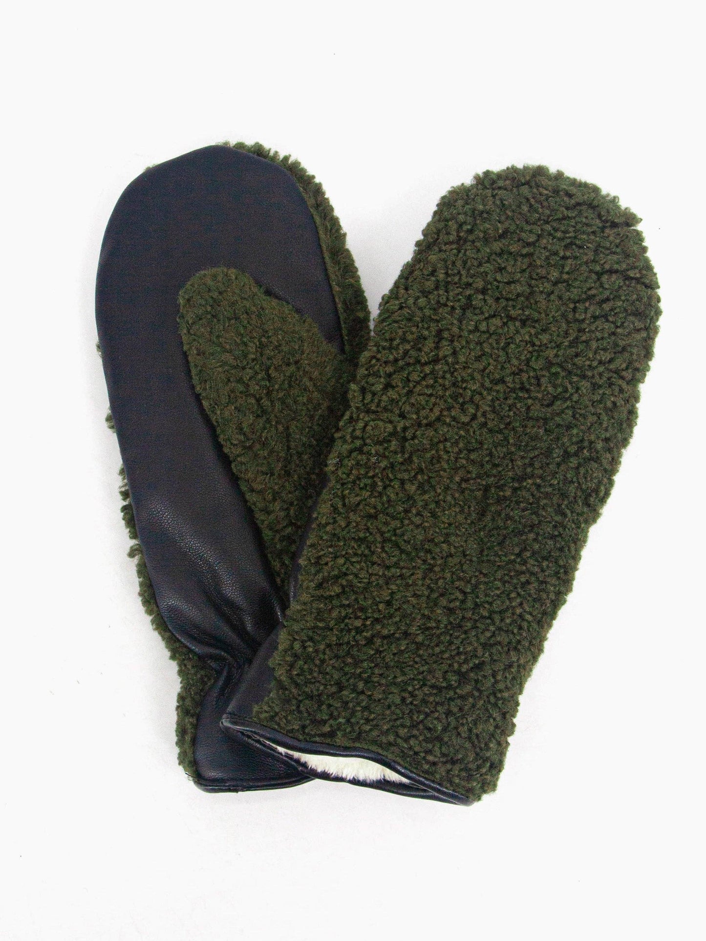 Goldie Mitten Gloves in Khaki