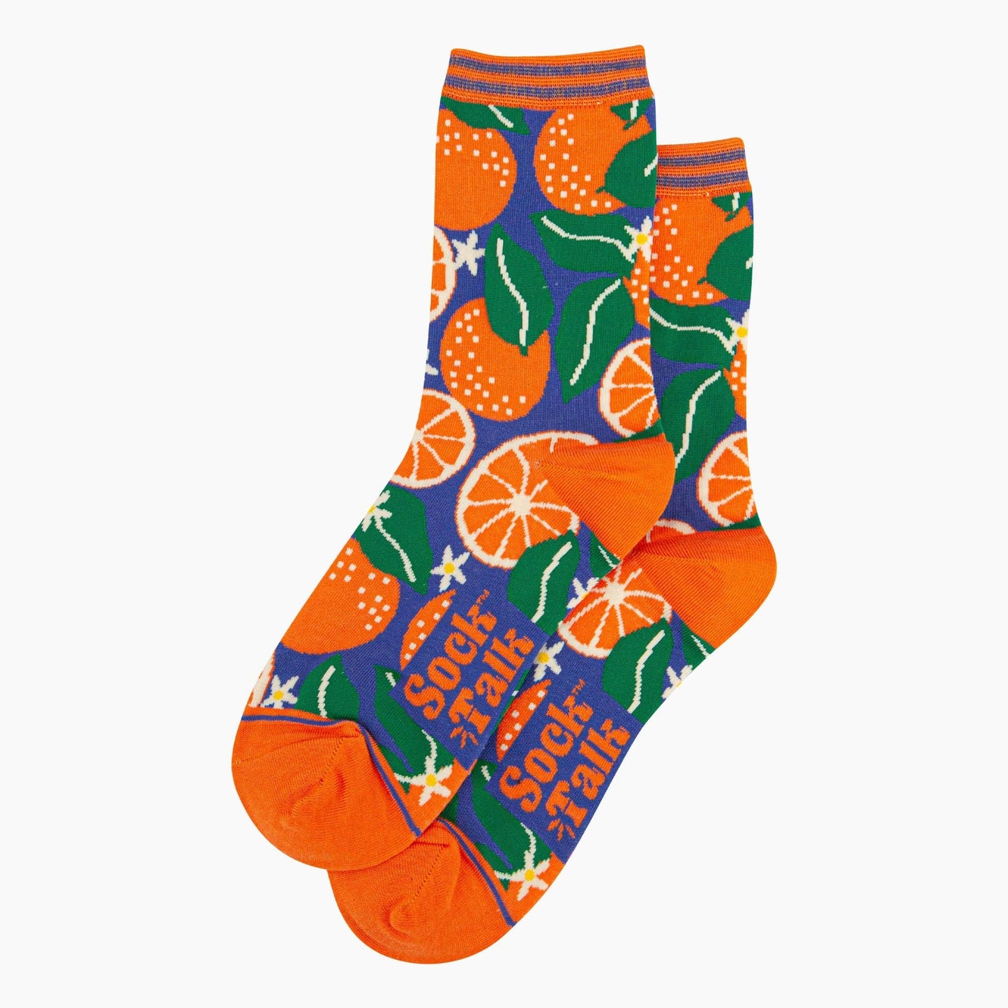 Orange Tree Bamboo Socks