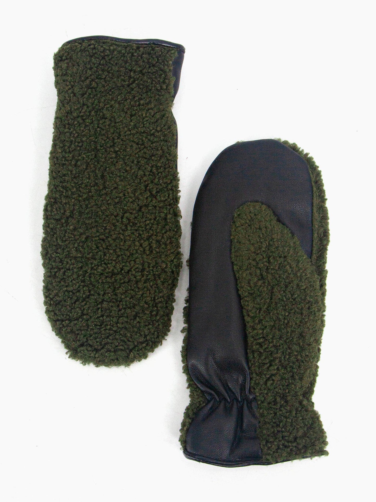 Goldie Mitten Gloves in Khaki