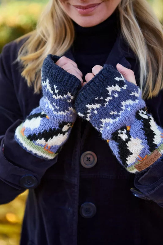 Circus of Puffins Handwarmers