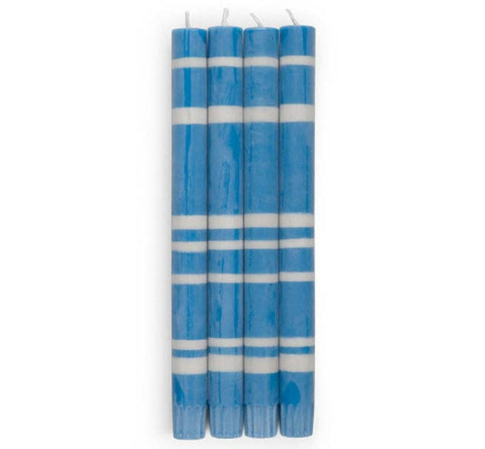 2 Striped Nanking & Gull Eco Dinner Candles, 4 pack