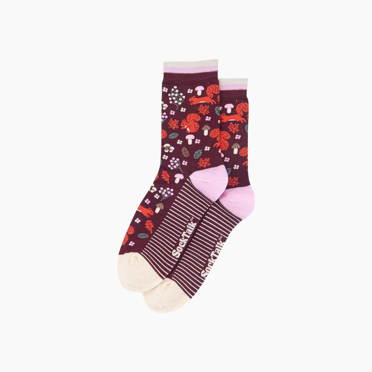 Woodland Squirrel Bamboo Socks