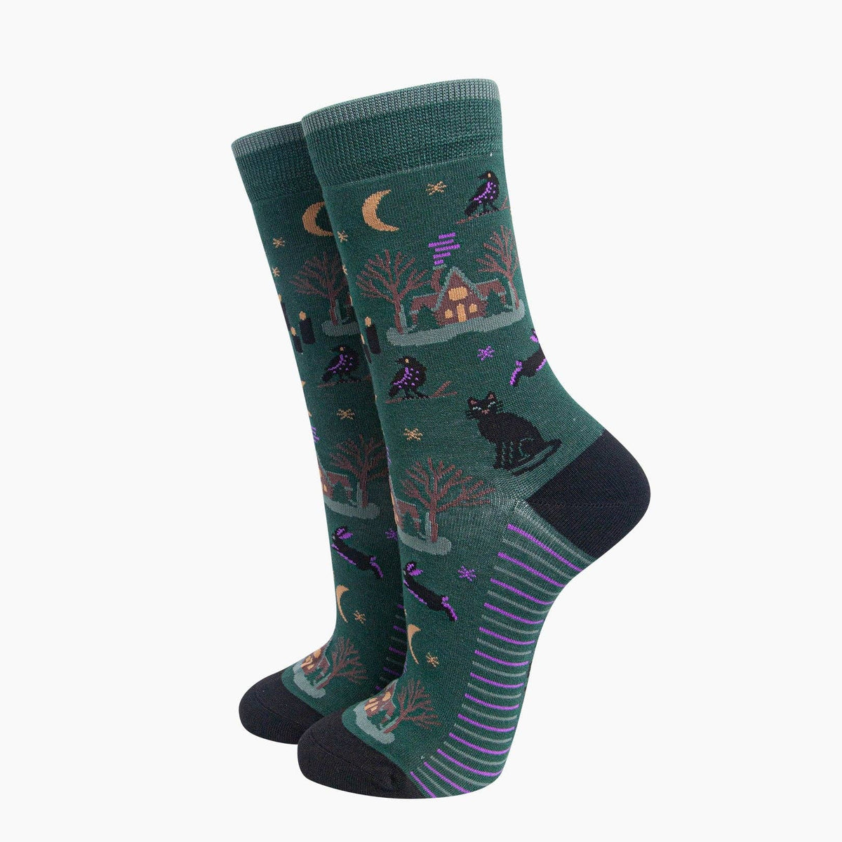 Witchy Cabin Bamboo Socks