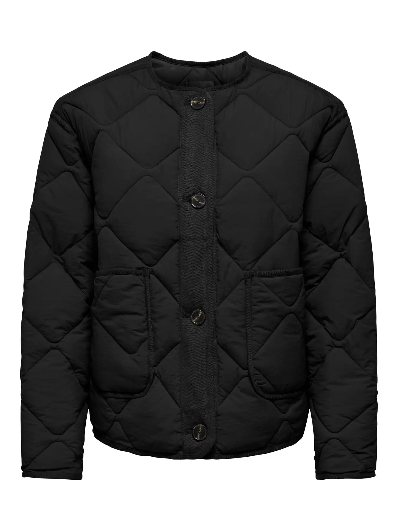 ONLY Harriet Quilted Jacket in Black