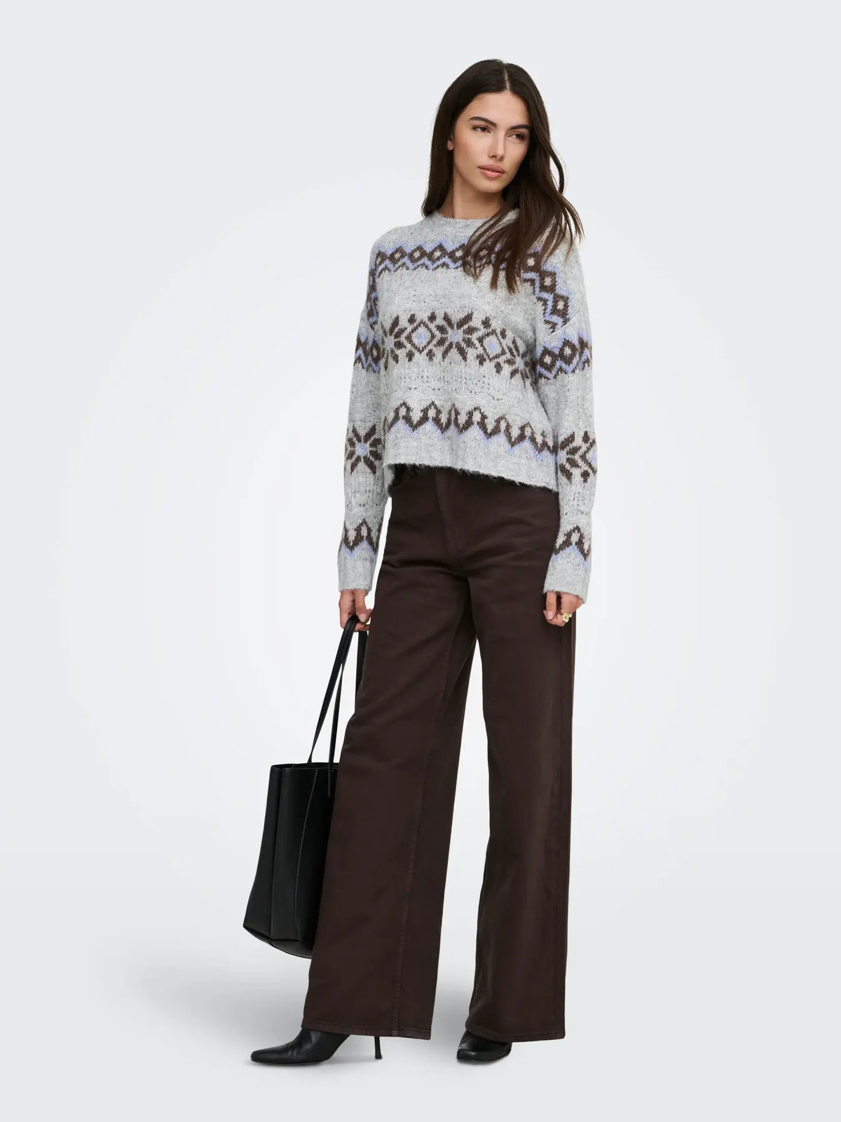 ONLY Stockholm Fair Isle Jumper