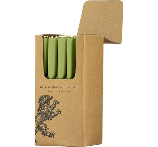 Olive Green Eco Dinner Candle