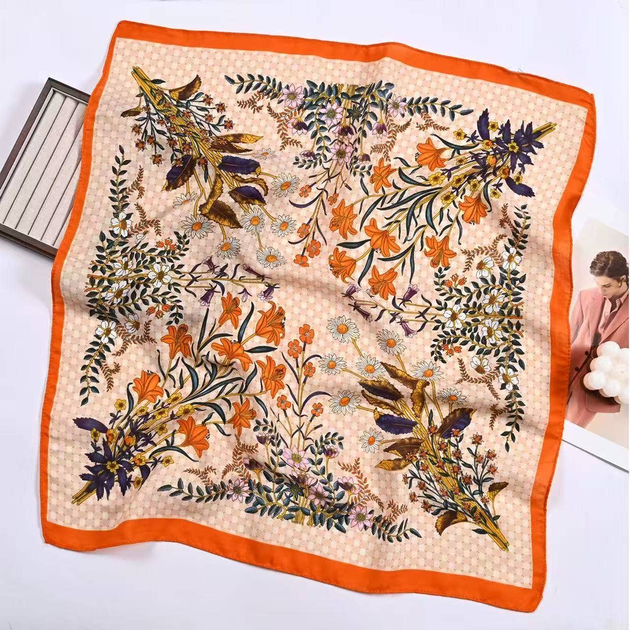 Wildflowers Square Scarf