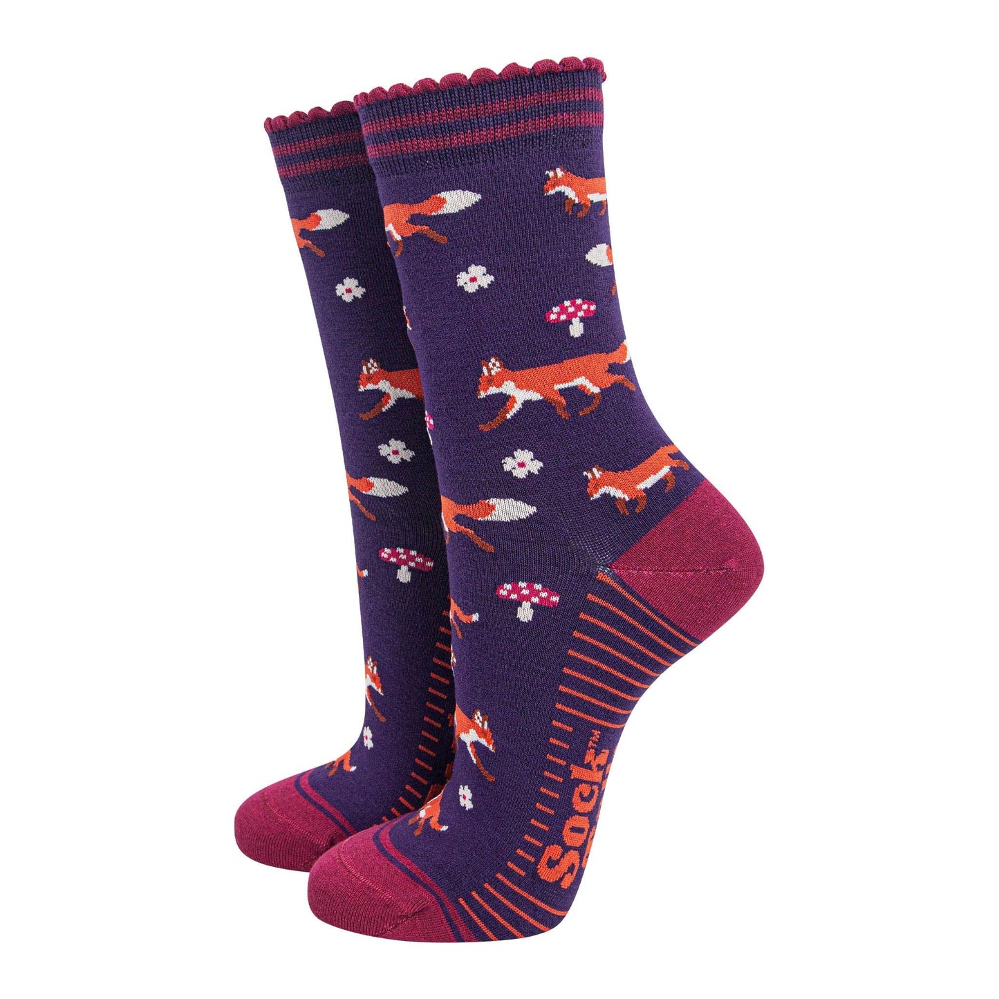 Fox & Toadstool Bamboo Socks
