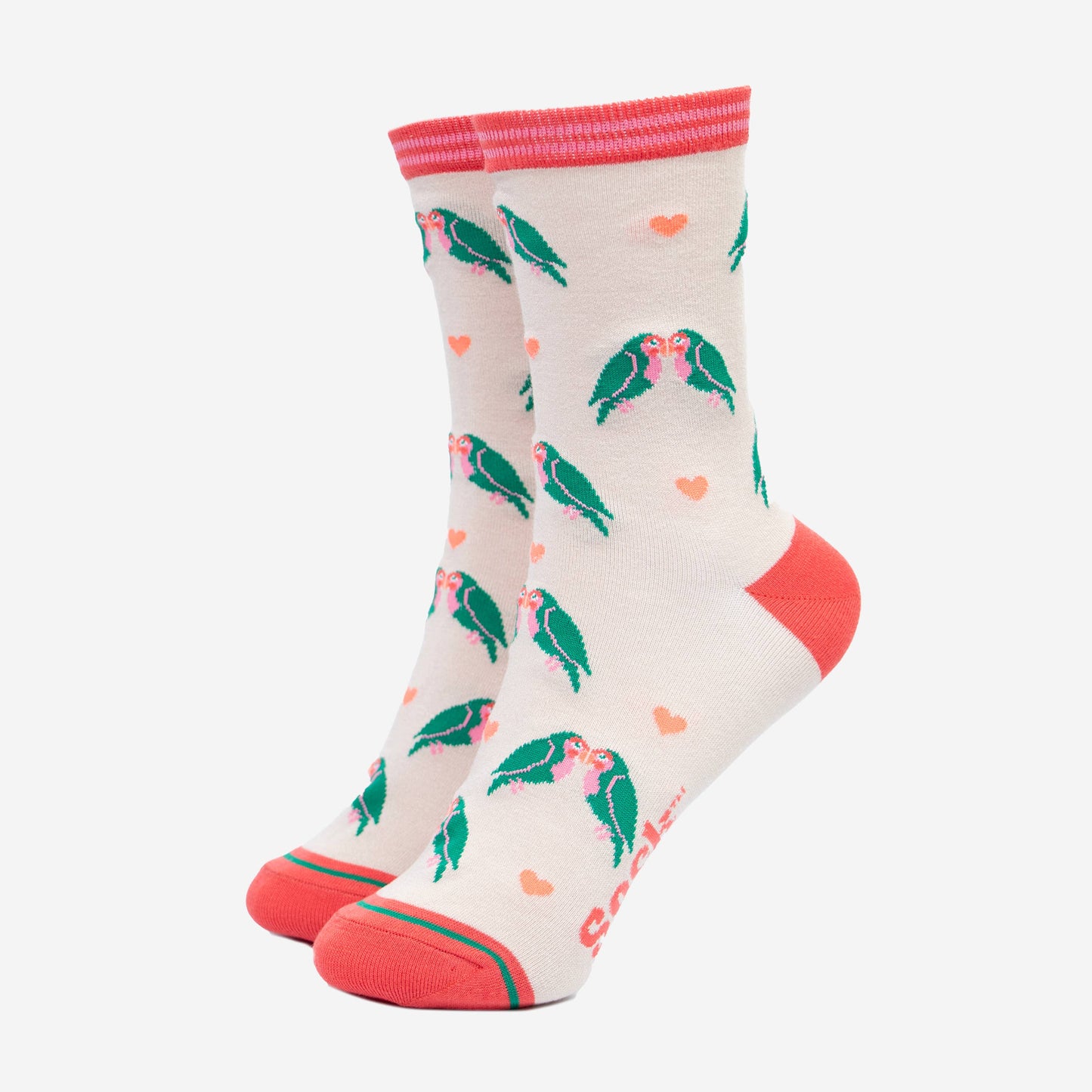 Love Birds Bamboo Socks Gift Set Box