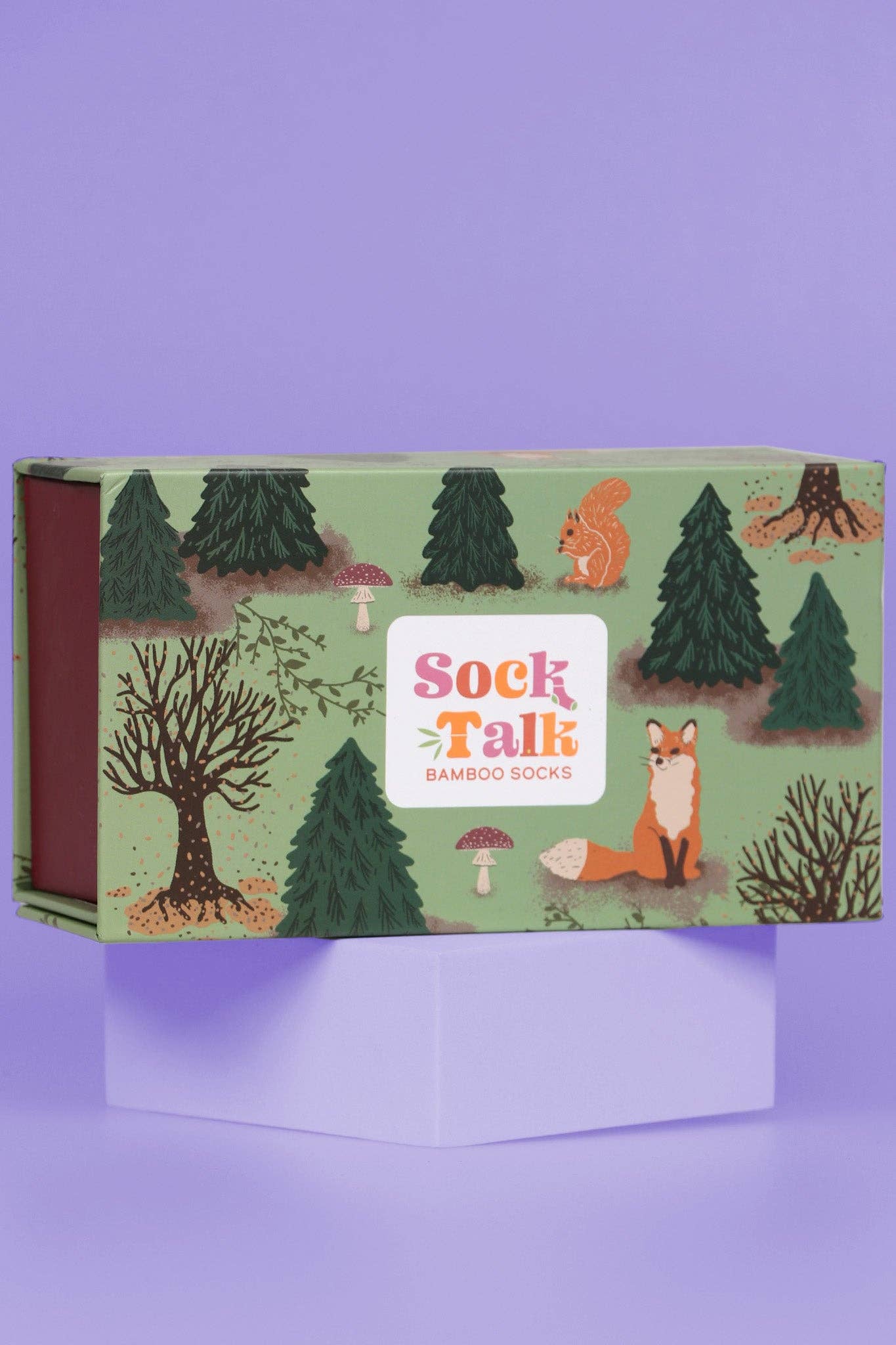 Women's Woodland Animals Fox Squirrel Hedgehog Gift Set Box