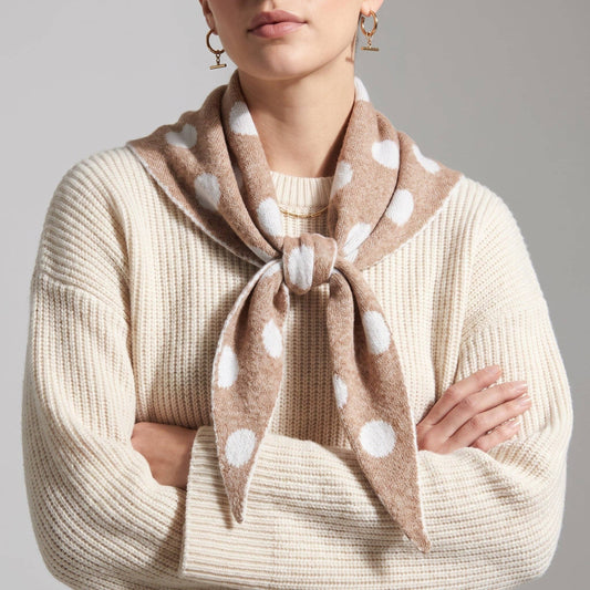 Spotted Triangle Scarf