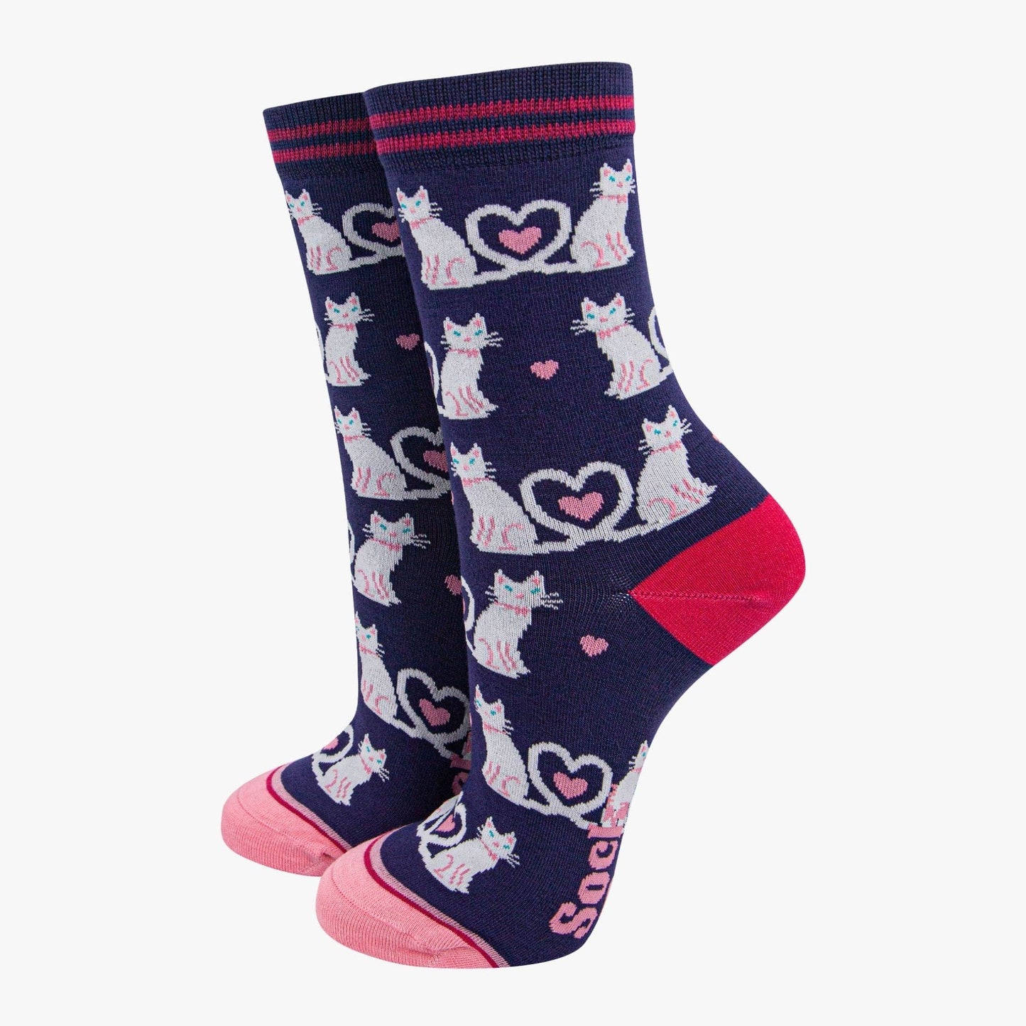 Kitty Cats Bamboo Socks Gift Set Box