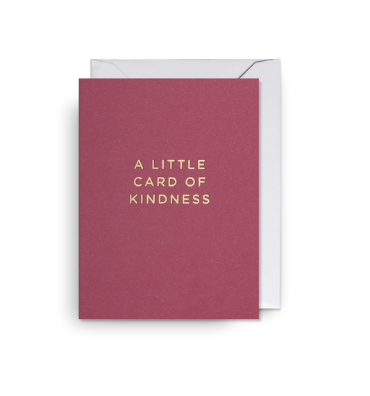 Card Of Kindness Pink Mini Card