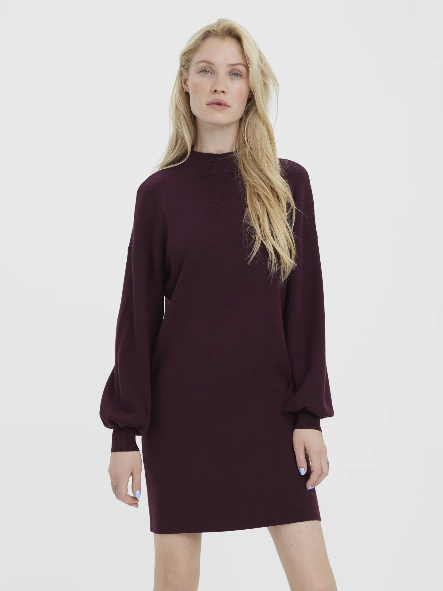Vero Moda Nancy Jumper Dress in Fig