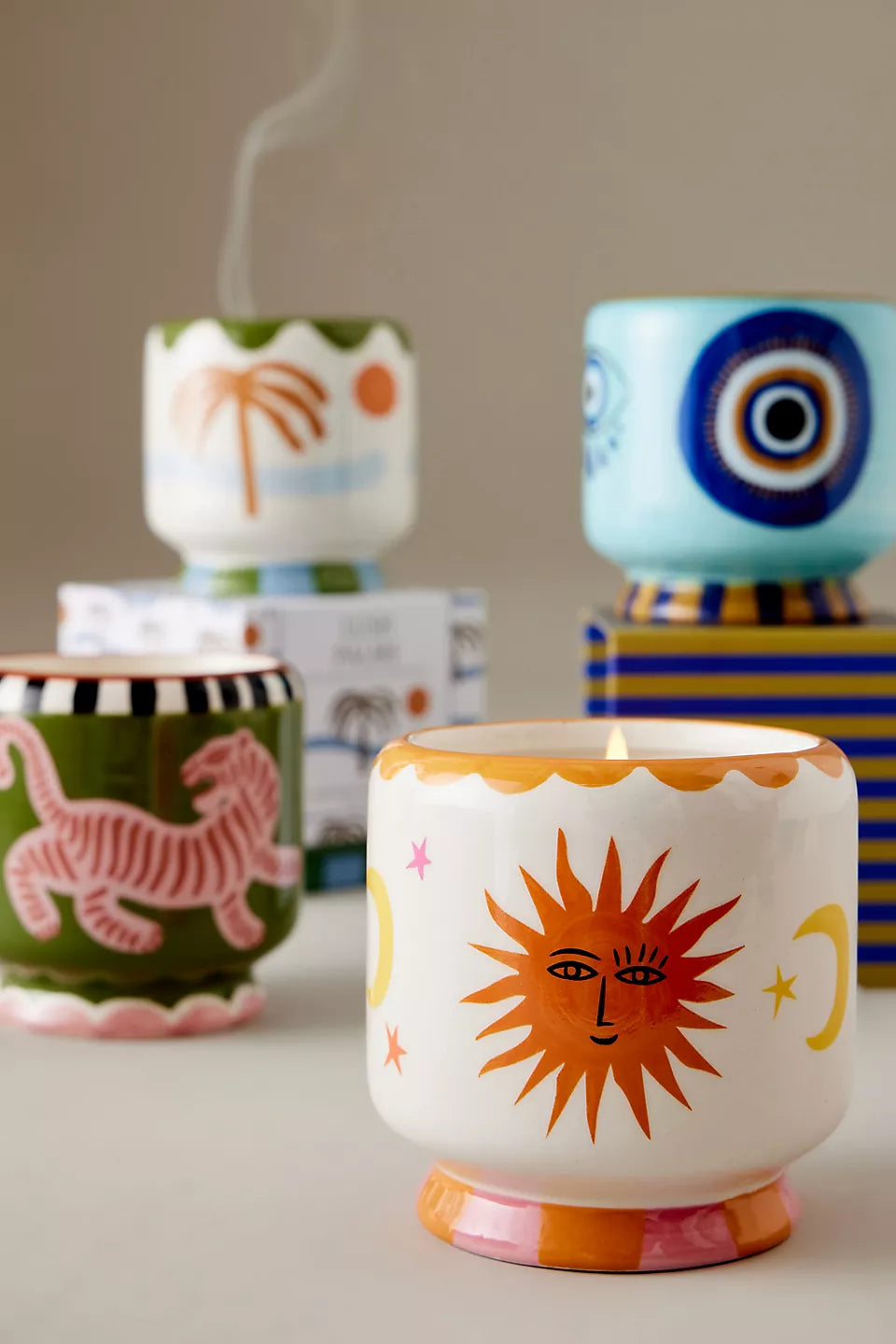 Paddywax Tiger Ceramic Soy Candle