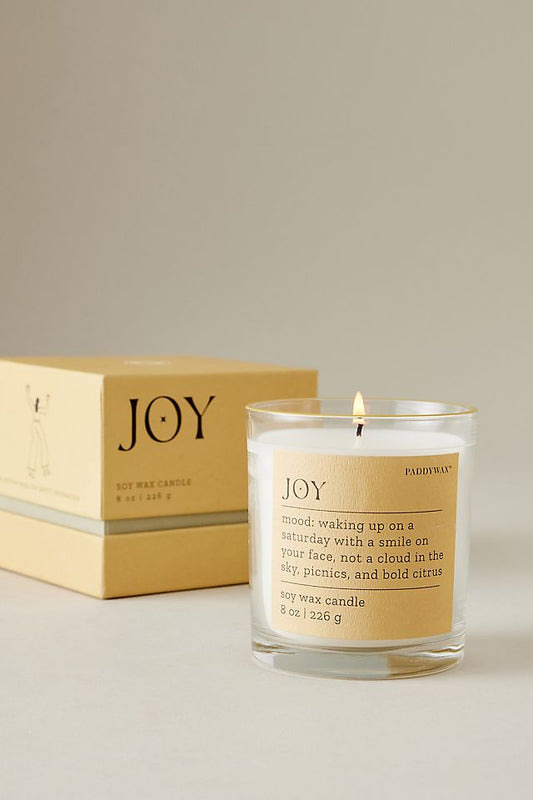 Paddywax Mood Misted Lime Soy Candle - Joy