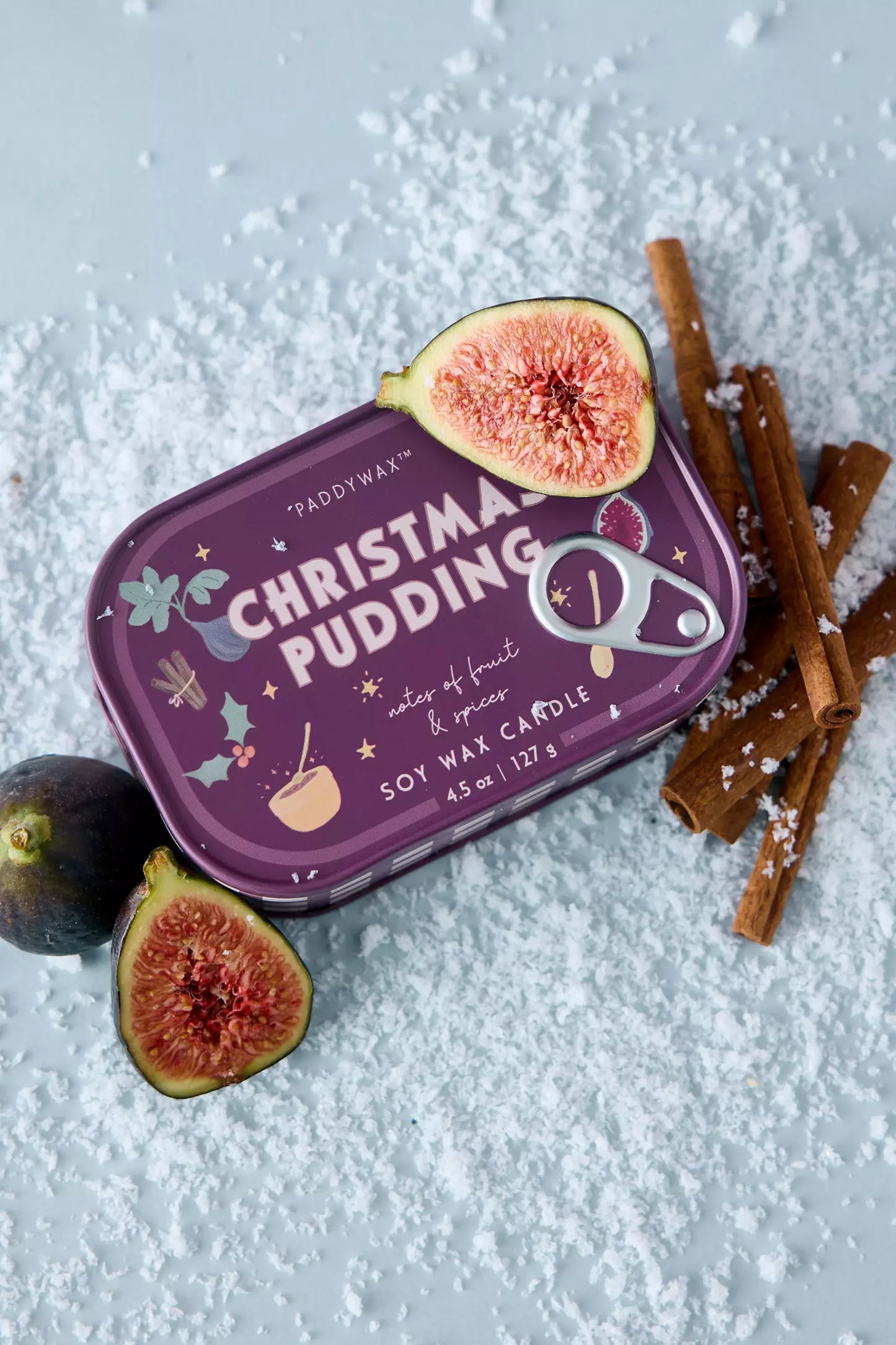 Paddywax Bistro Christmas Pudding Tin Soy Candle