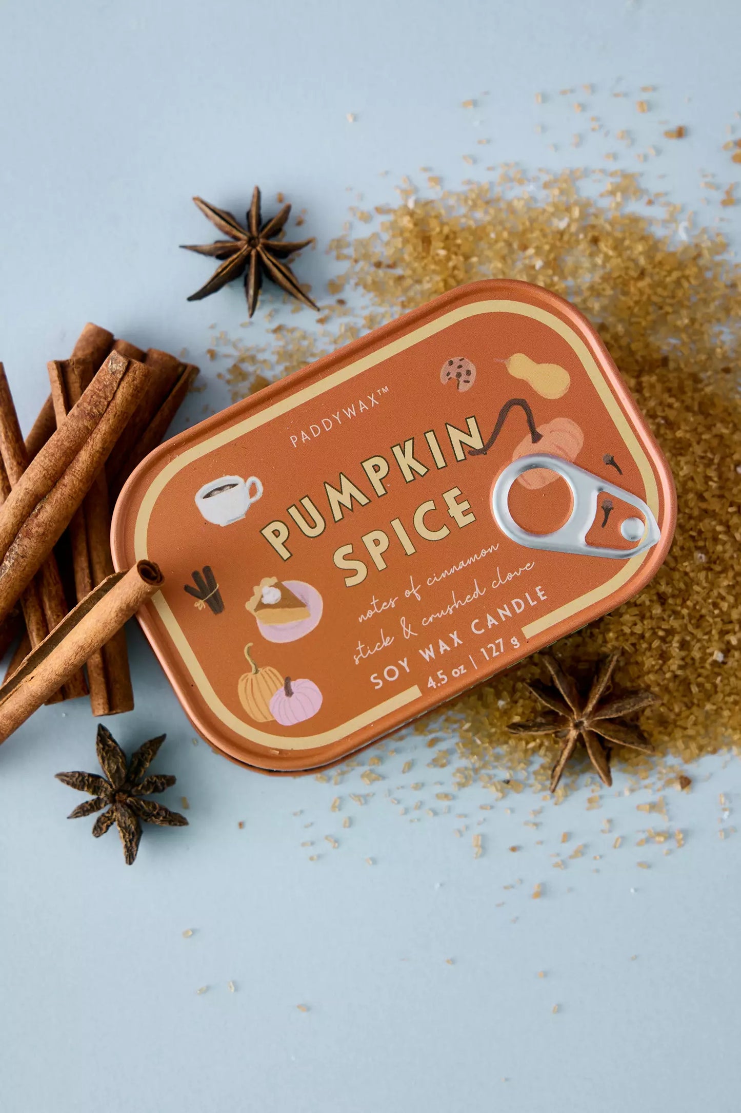 Paddywax Bistro Pumpkin Spice Tin Soy Candle