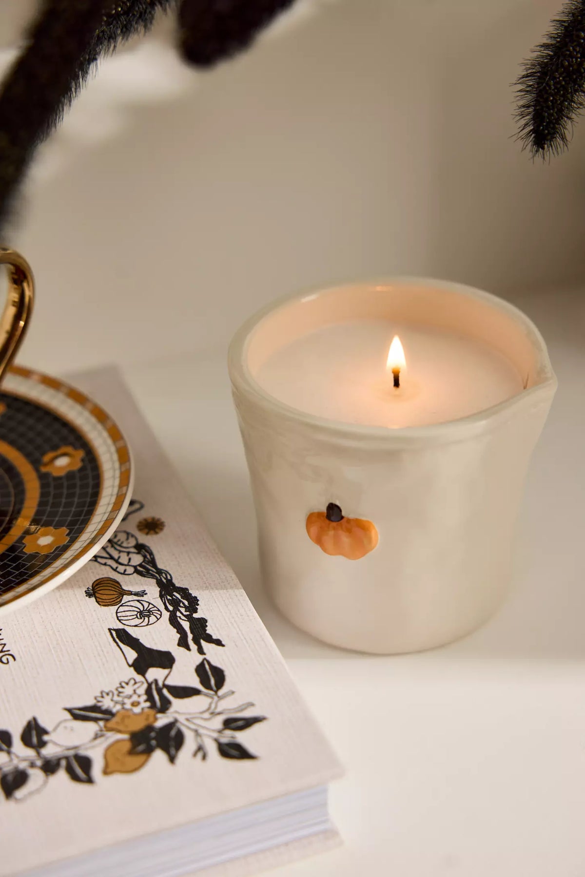 Paddywax Bistro Pumpkin Spice Ceramic Soy Candle