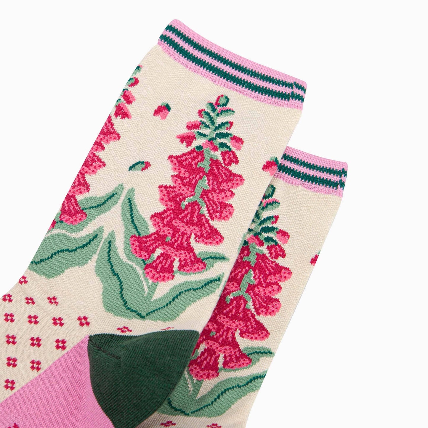 Foxglove Flower Bamboo Socks