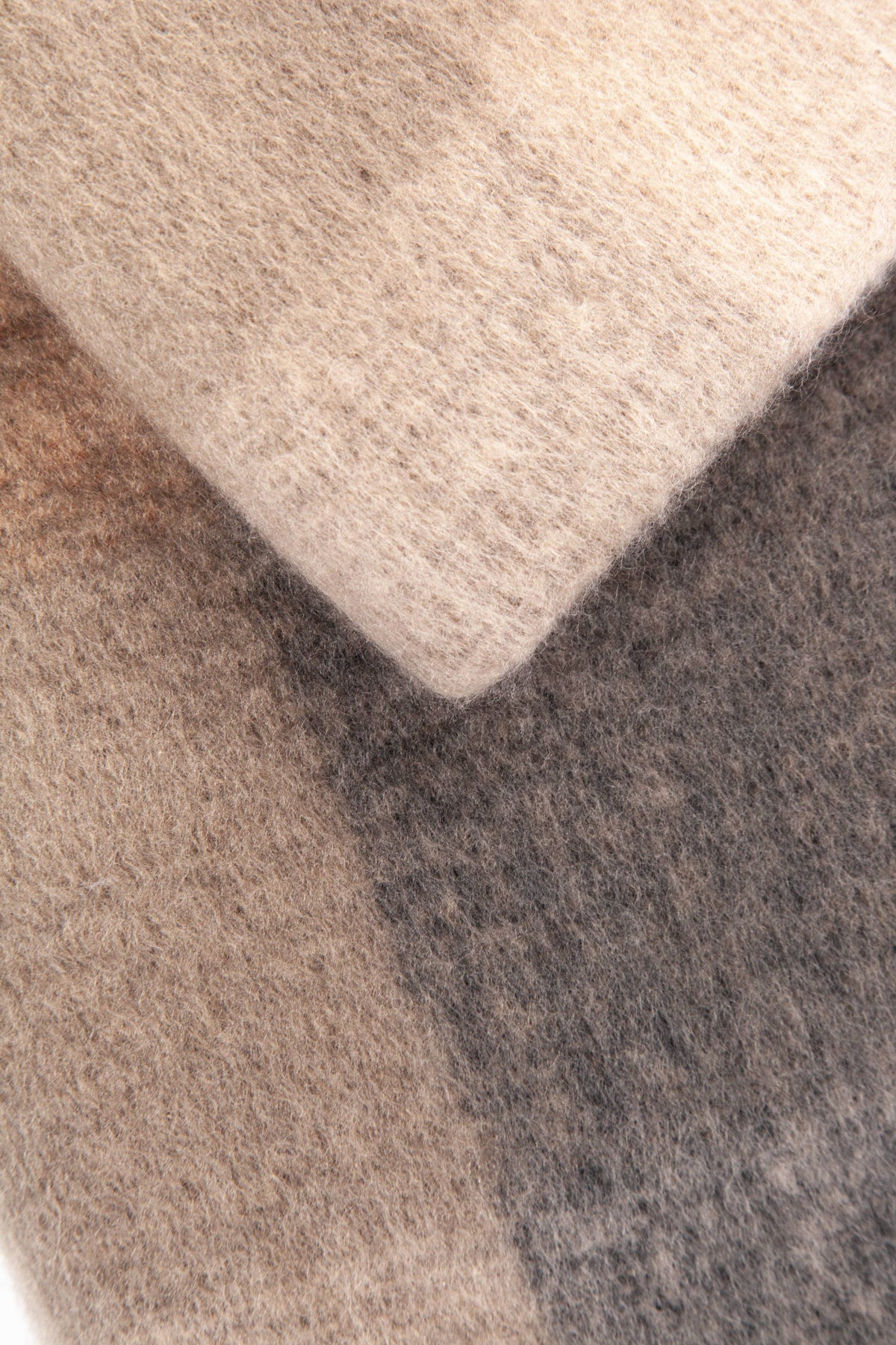 Allie Heavyweight Scarf - Neutral Colour Block