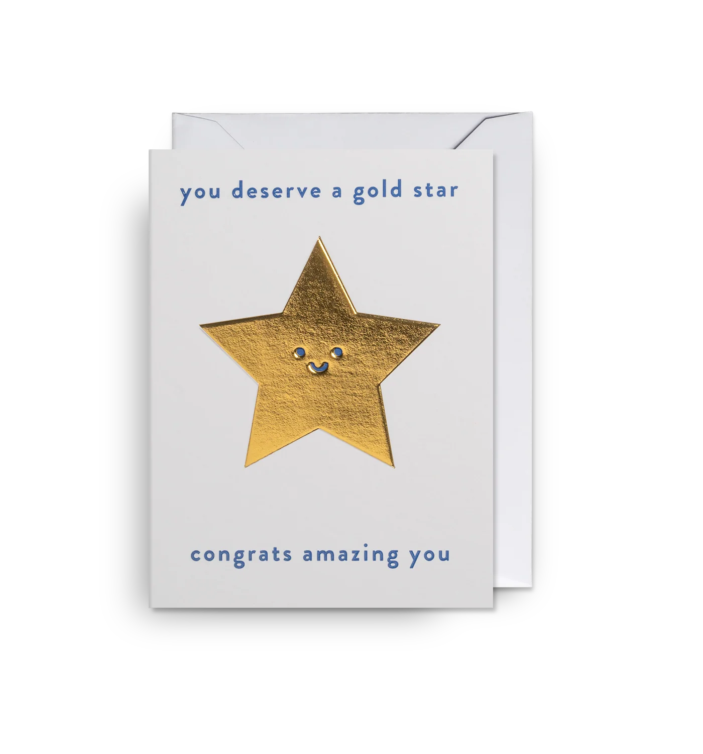 Gold Star, Congrats Mini Card