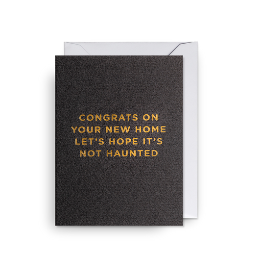 New Haunted Home Mini Card