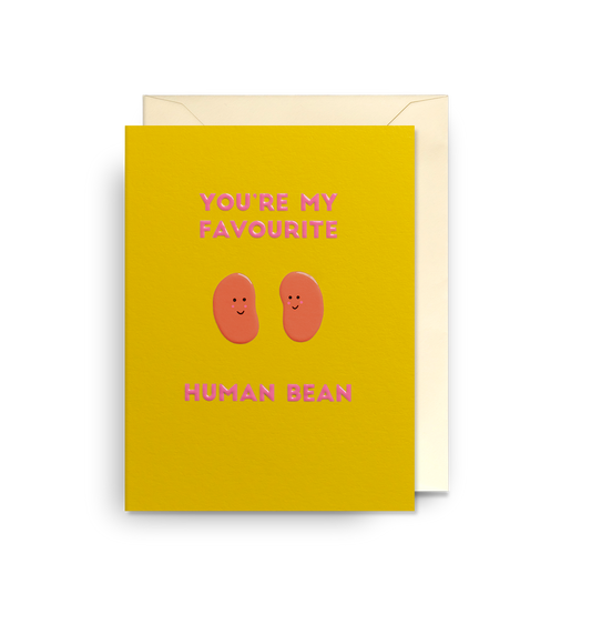 Favourite Human Bean Mini Card