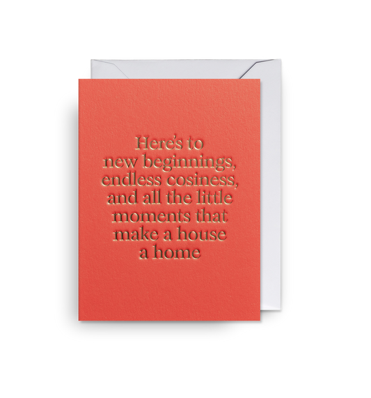 Here's To New Beginnings Mini Card