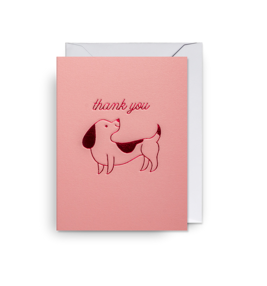 Thank You Dog Mini Card