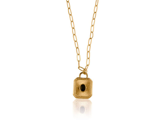 Lola Padlock Charm Necklace