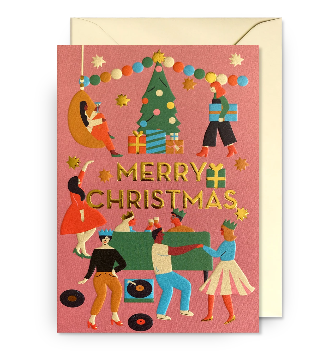 Merry Christmas Festive Party Card