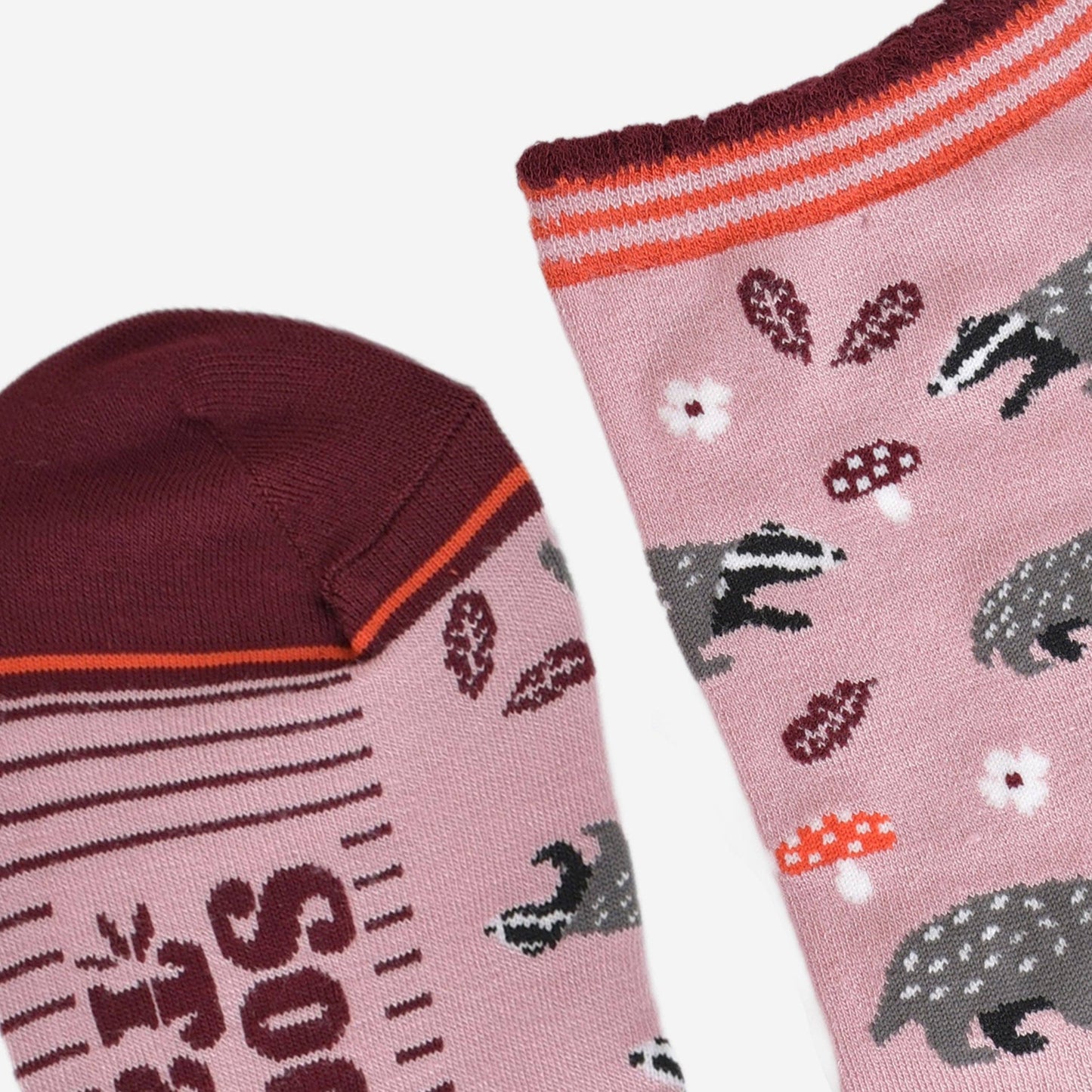 Woodland Badger Bamboo Socks