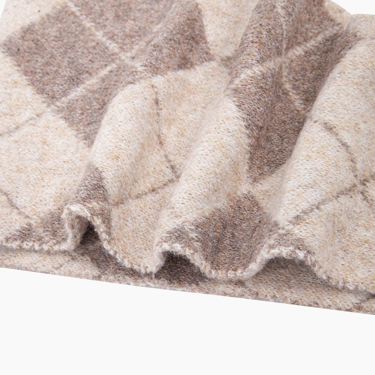 Argyle Triangle Scarf