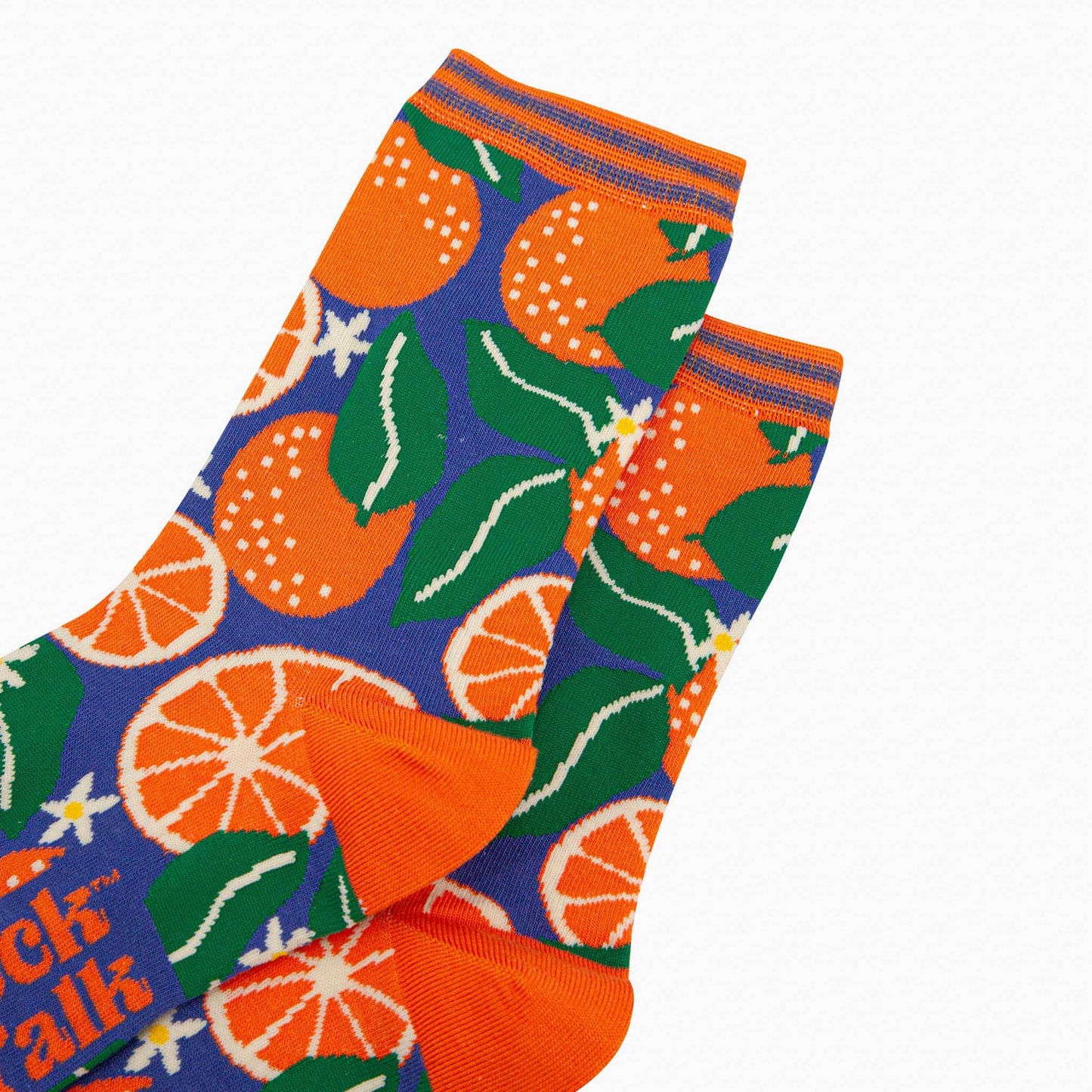 Orange Tree Bamboo Socks