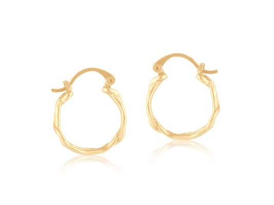 Valeria Organic Little Hoop Earrings