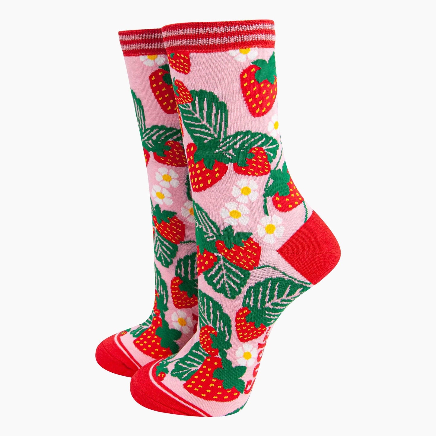 Strawberry Bamboo Socks