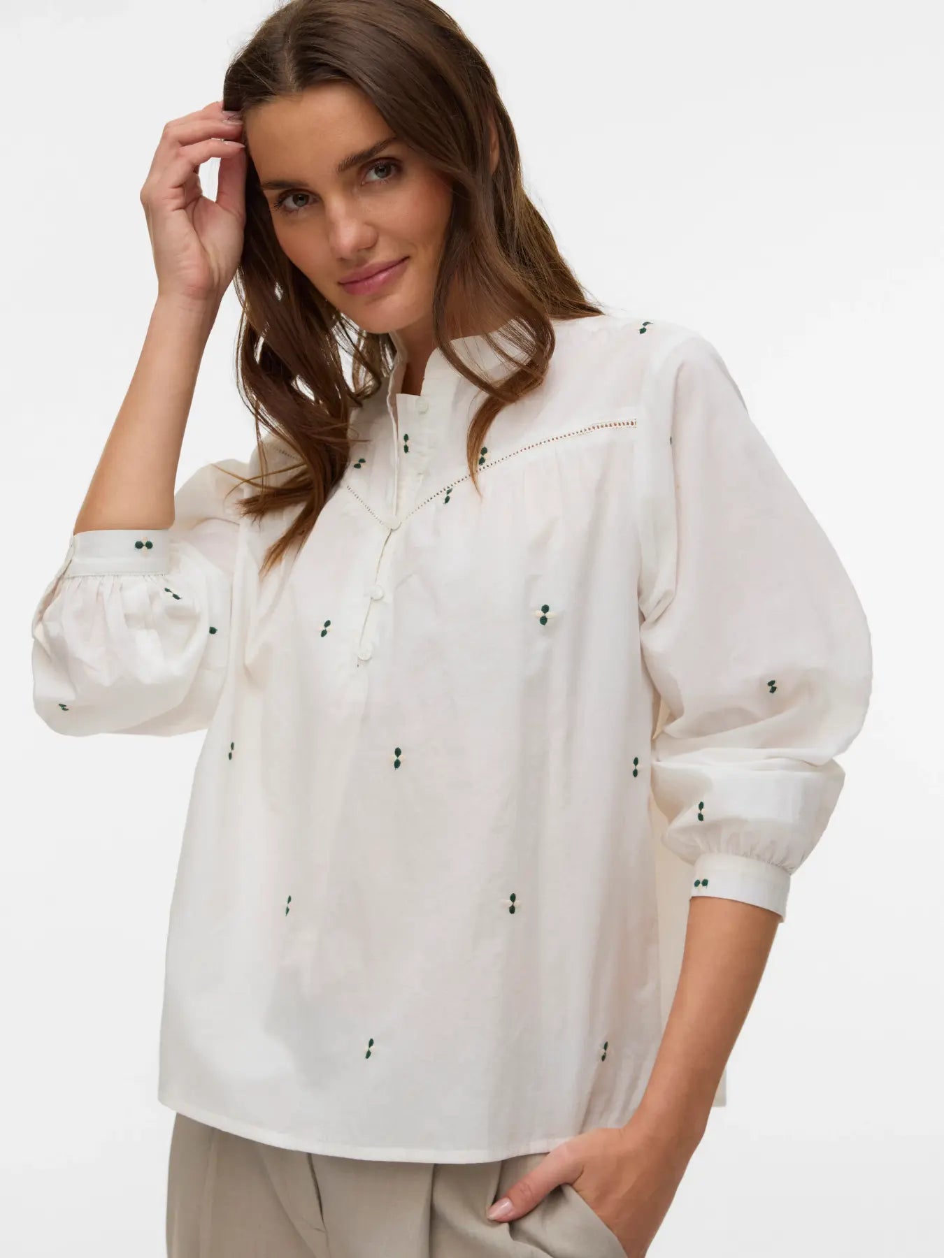 Vero Moda Iris Embroidered Blouse
