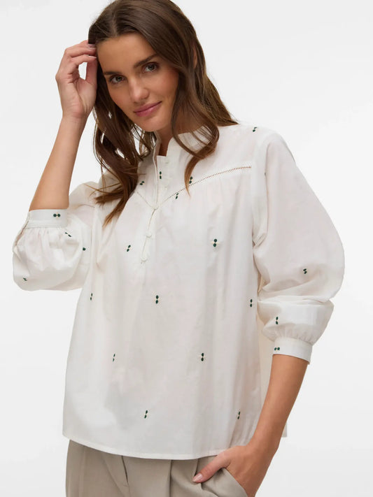 Vero Moda Iris Embroidered Blouse