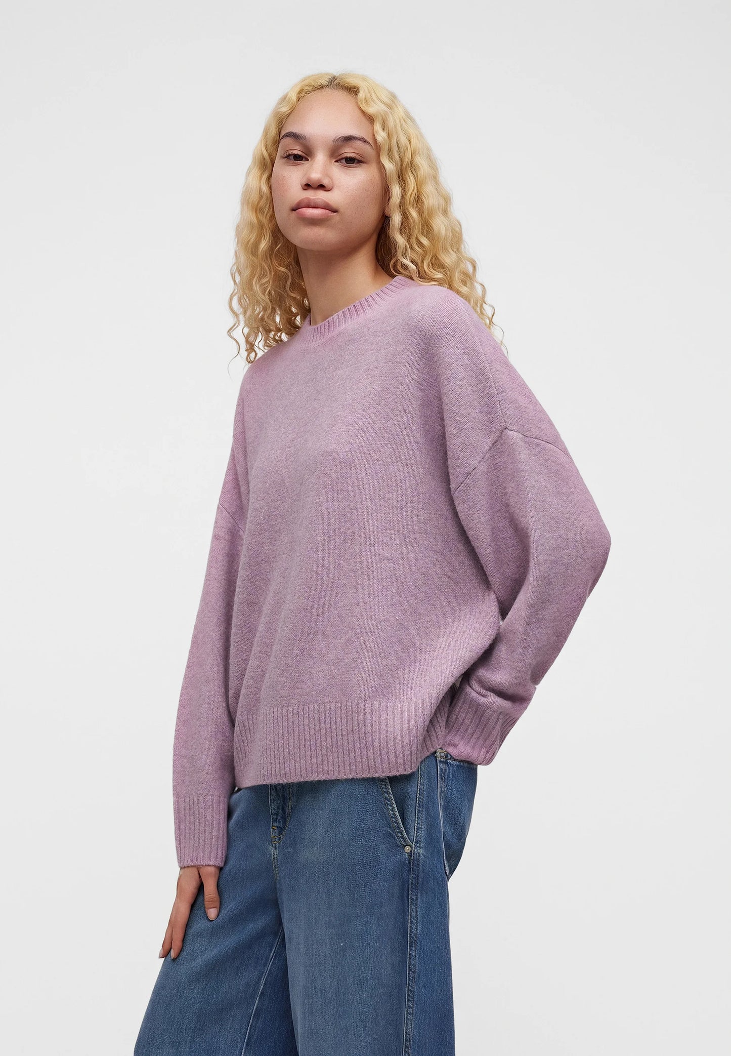 Vero Moda O-Neck Jumper in Elderberry