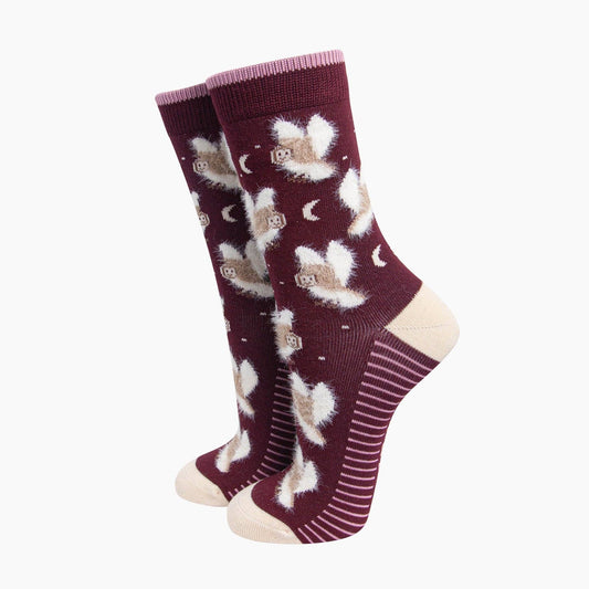 Owl Bamboo Fluffy Bamboo Socks