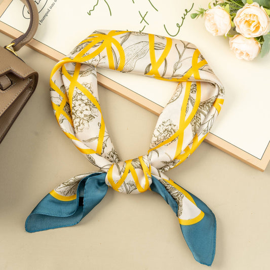 Garden Silky Square Scarf