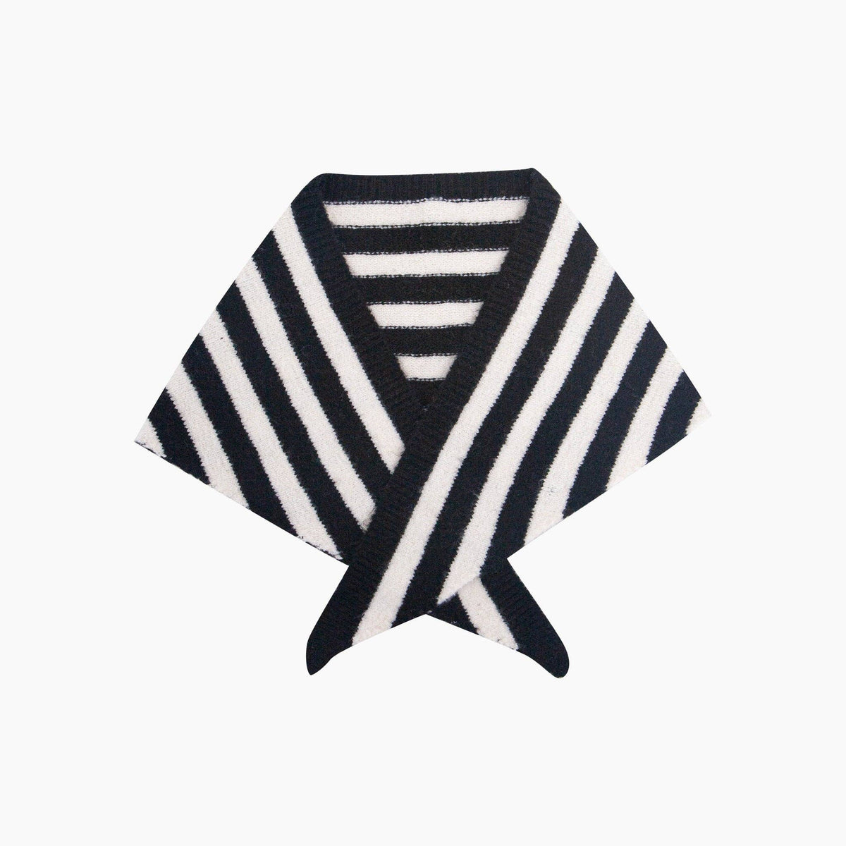 Striped Triangle Scarf