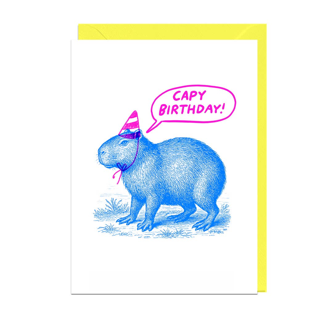Capy Birthday Card