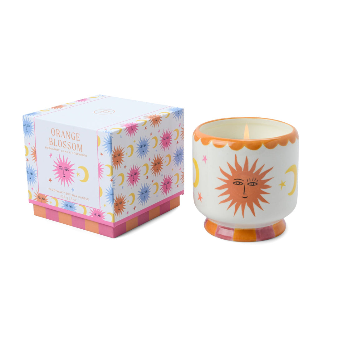 Paddywax Sun Ceramic Soy Candle
